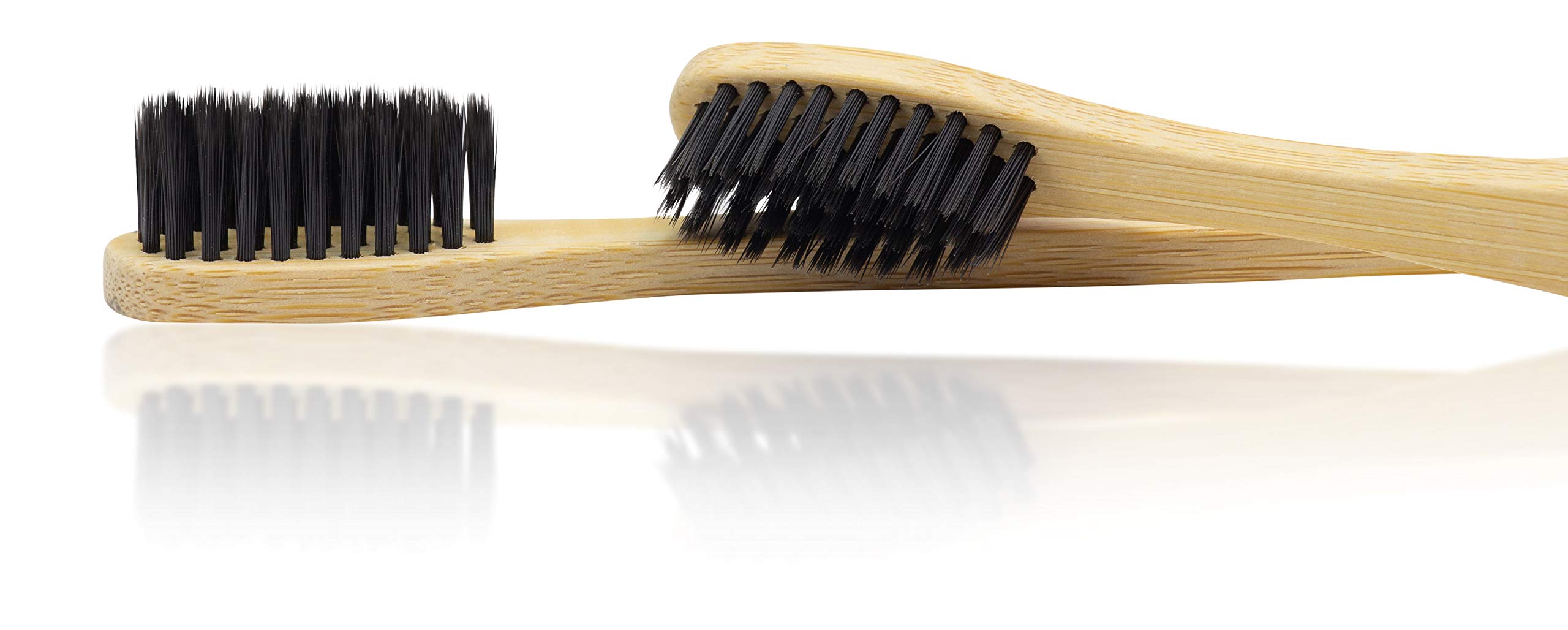 Bambus Zahnbürsten 4 Stück I Nachhaltige & Vegane Holzzahnbürste I weiche Borsten I 4er Pack natürliche Öko Zahnbürste 100% frei von BPA