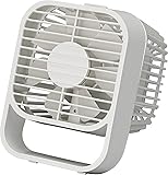 リズム時計 RHYTHM 充電式 USB ファン シルキー・ウィンドIII フル充電で5時間駆動 ホワイト 9ZF006RH03