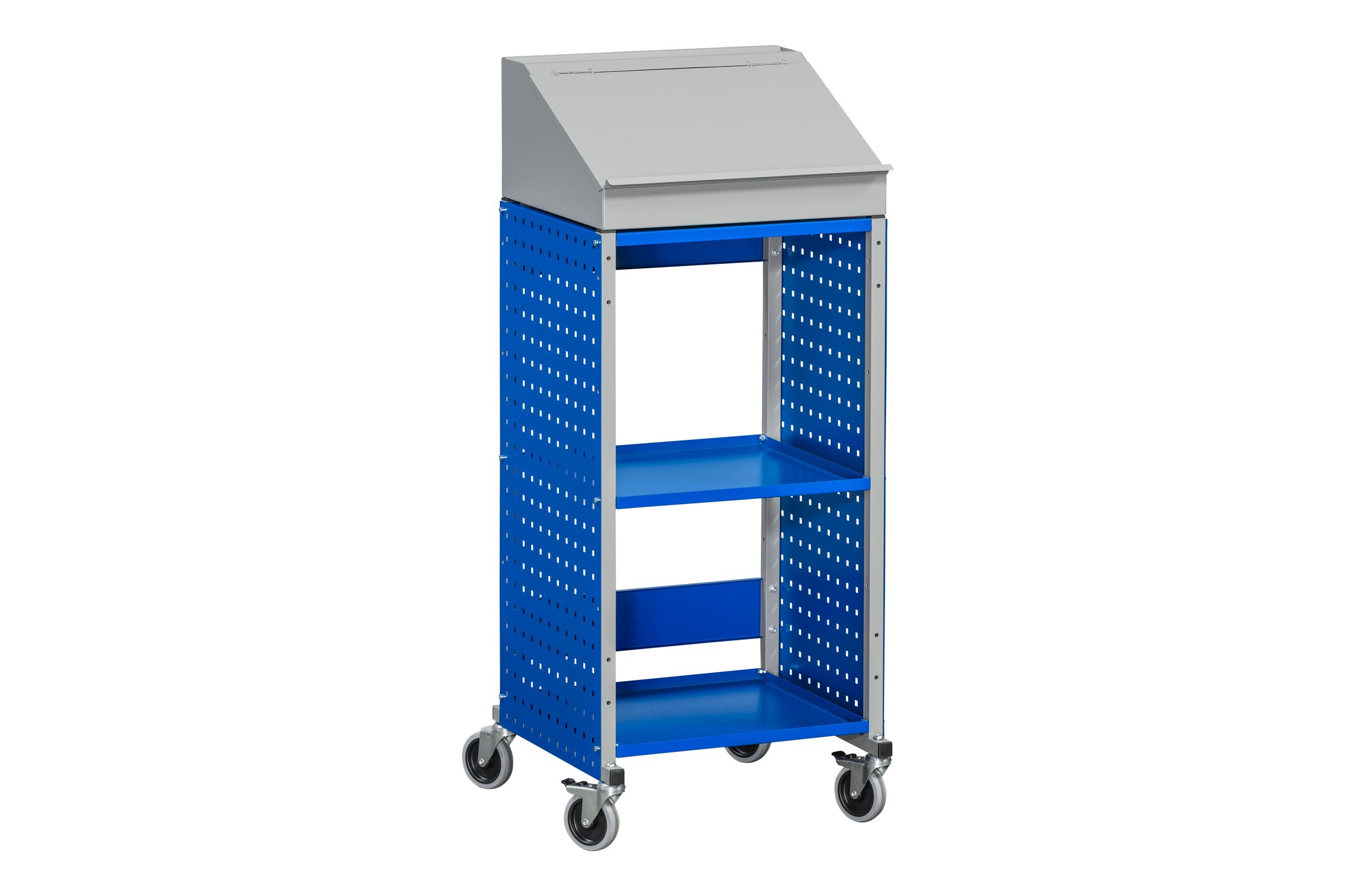 WFI AB Tool Trolley Flex, 50kg Capacity, Mobile Storage, Blue