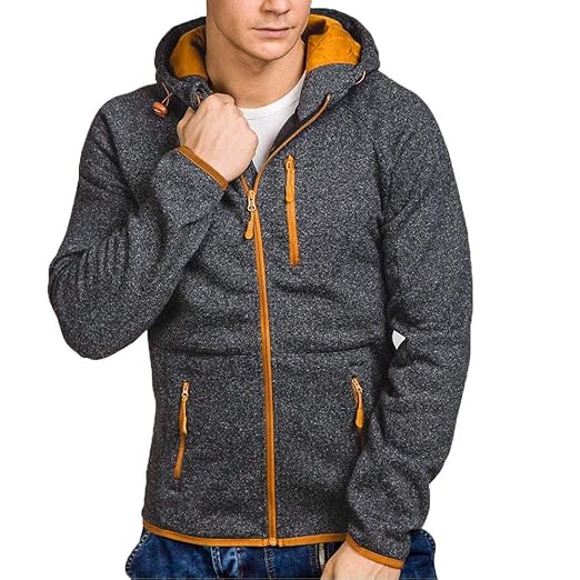 Luckycat Herren Herbst Winter Casual Zip Langarm Pullover Sweatshirt Hoodie Mantel Outwear Mantel Jacke Mode 2018