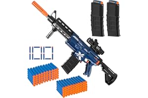 ABIFNY Automatic Toy Gun for nerf Guns Dart, Electric Sniper Toy Guns Soft Bullets Shoot Faster Burst Soft Bullets Toy Gun for Boys,Toy Foam Blasters Guns with 100 Toy Sniper Darts for Kids