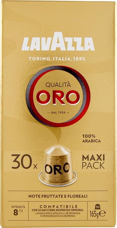 , Qualità Oro, 30 dosettes de café compatibles Nespresso