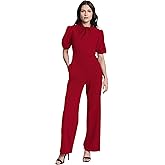 Donna Morgan womens Sleek Style Jumpsuit Office Workwear Event Guest of