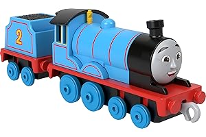 Thomas & Friends Diecast Toy Train Edward Push-Along Engine with Tender for Preschool Pretend Play Ages 3+ Years