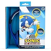 OTL Technologies SH1179 Sonic The Hedgehog Kids Wired Headphones - Blue