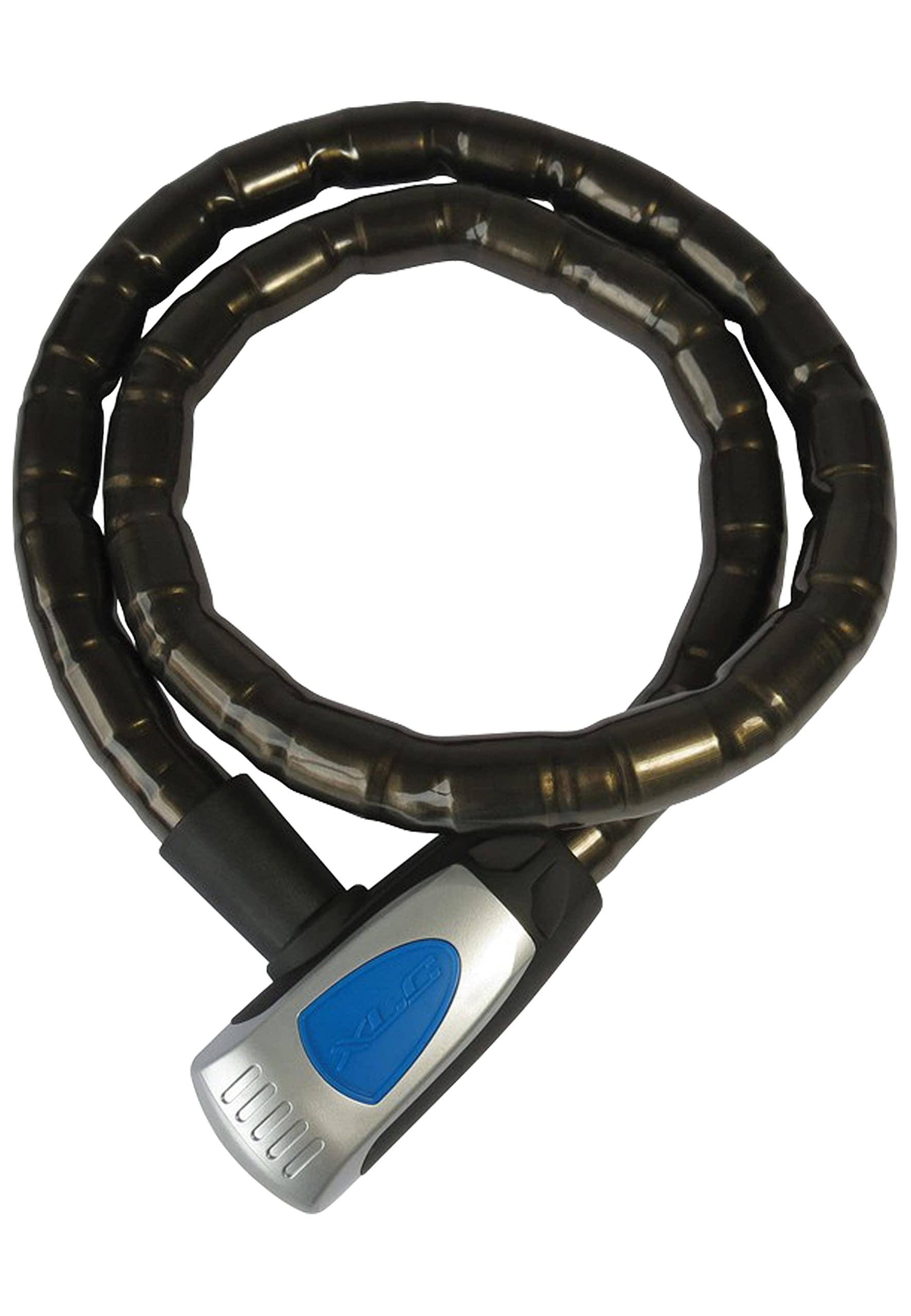 XLC Unisex - Adult LO-C10 Armoured Cable Lock Dillinger III Black 1000mm