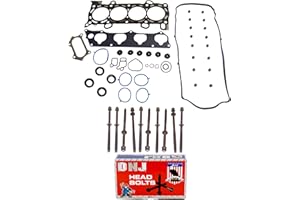 DNJ HGB242 Cylinder Head Gasket set with Head Bolt Kit for 2008-2015 Honda Accord 2.4L 2354cc 144cid L4 DOHC