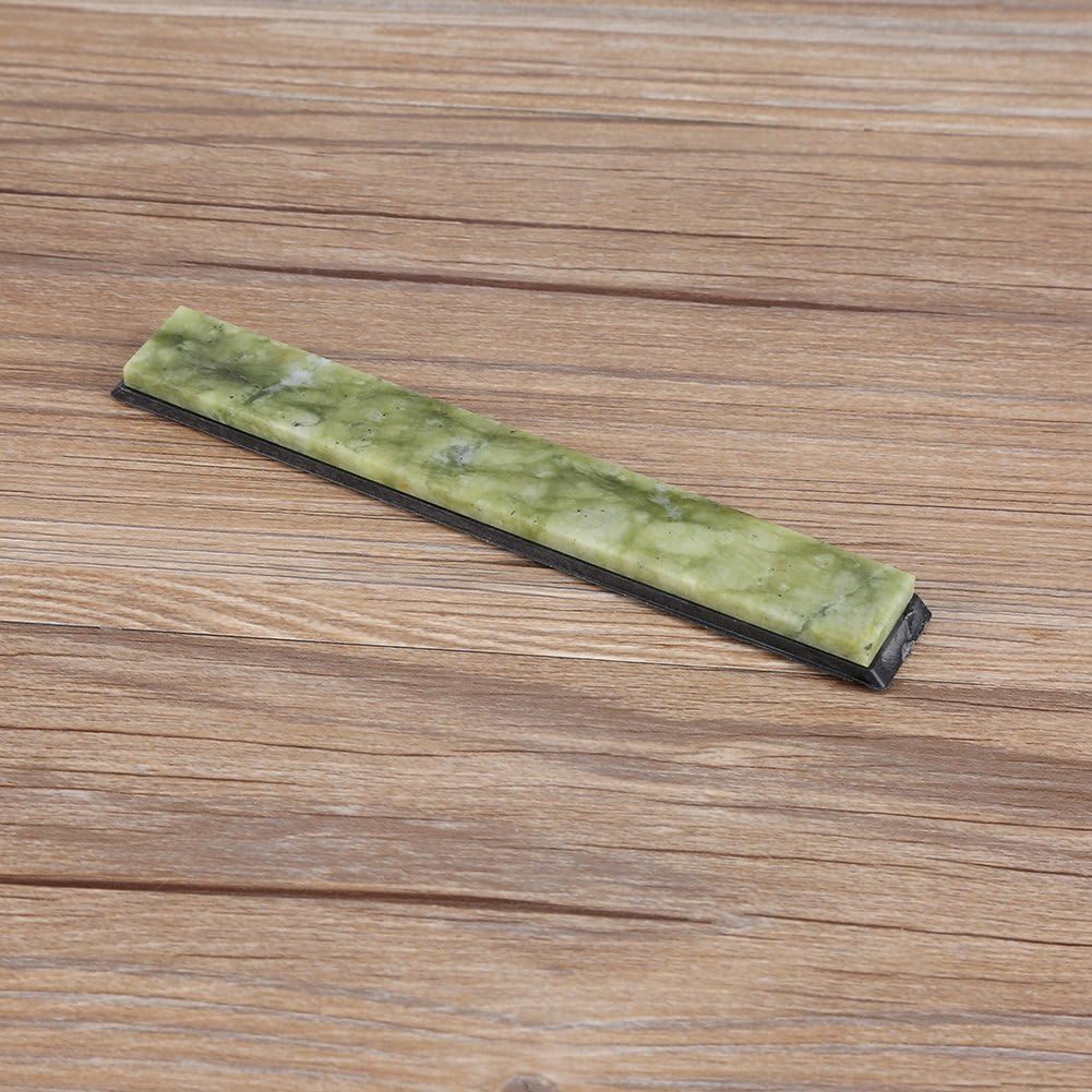 Sharpening Stone Natural Whetstone for Kitchen Knives Sharpening Polishing Grinding Tool 150x20x5mm Green Stone - Image 5