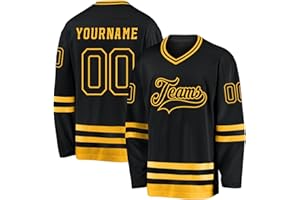 Custom Hockey Jersey Printed Stitched Personalized Name Number Logo Sports Hockey Long Sleeve for Men Women Youth