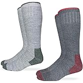 Carolina Ultimate Men's Merino Wool Blend Work Boot Socks 4 Pair Pack