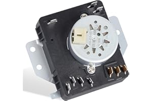 SUPLIFE W10185982 WPW10185982 Dryer Timer Compatible with Whirlpool, Maytag, Amana, WED4815EW1, WGD4800XQ0, WED5100VQ1, 230V 60Hz OEM Dryer Timer Replacement for 418-618-20-B5, PS11749831, 2-Year Warranty