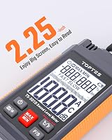 TopTes TS-501B Decibel Meter with A/C Weighting 30-130 dB Backlit LCD view 4