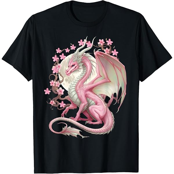 Amazon.com: Japanese Dragon & Cherry Blossom Men & Women Full Moon