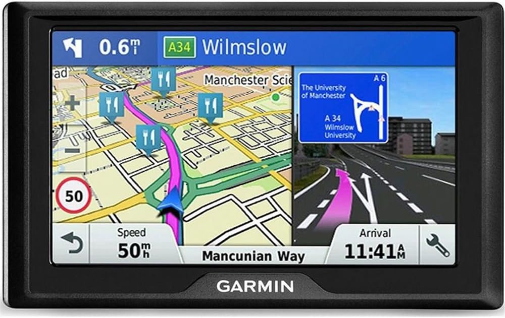 Garmin Drive 51 LMT-S Fixed 5-inch TFT Touchscreen, 170.8g, black GPS navigator (12.7cm / 5 inches, 480 x 272 pixels, TFT