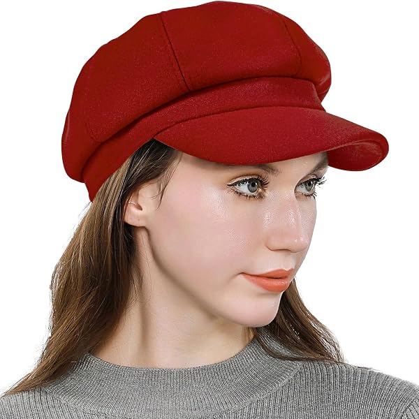 Women Girls Y2K Star Beret Hat Fashion Newsboy Caps Warm  display picture 1