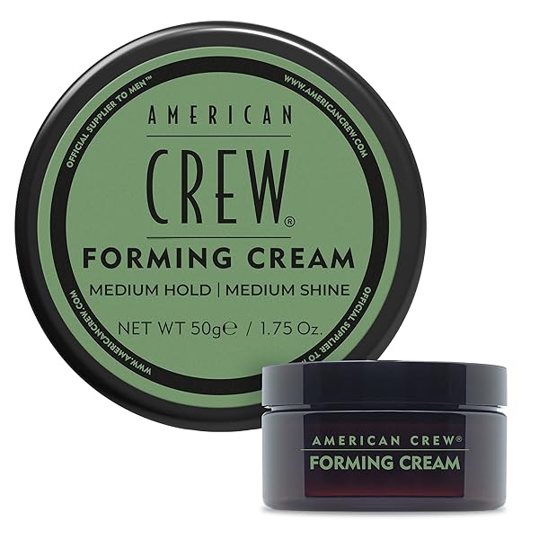 AMERICAN CREW MEN’S HAIR FORMING CREAM (OLD VERSION), LIKE HAIR GEL WITH MEDIUM HOLD & MEDIUM SHINE, 1.75 OZ (PACK OF 1)