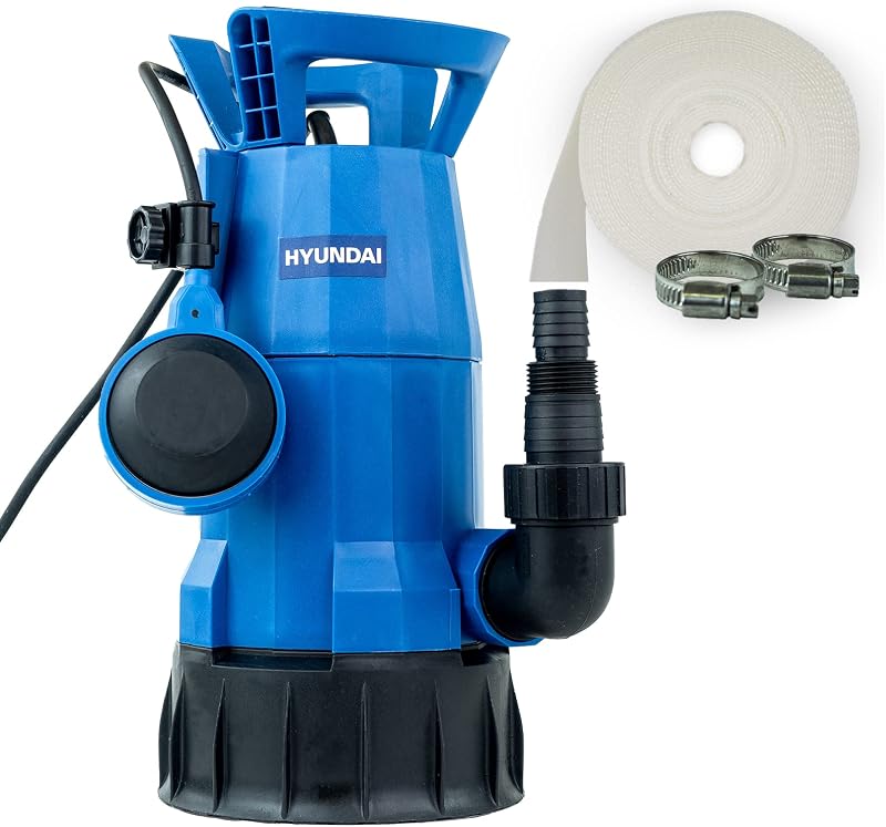 HYUNDAI 1100W Submersible Water Pump 14,000 L/h 7m Lift with Float Switch