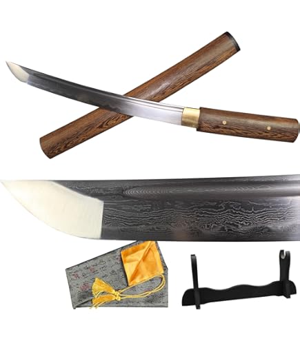 Amazon.com : YL Sword Handforged Japanese Tanto Shirasaya Ninja