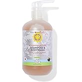 California Kids Shampoo + Kids Body Wash 2-in-1 | Super Sensitive (Unscented) | Gentle Skin Care | 100% Plant-Based | Hypoallergenic | 19 oz.