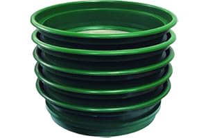 Klondike Gold Supplies 5-Piece Set of Stackable 13-¼” Gold Sifting Pans