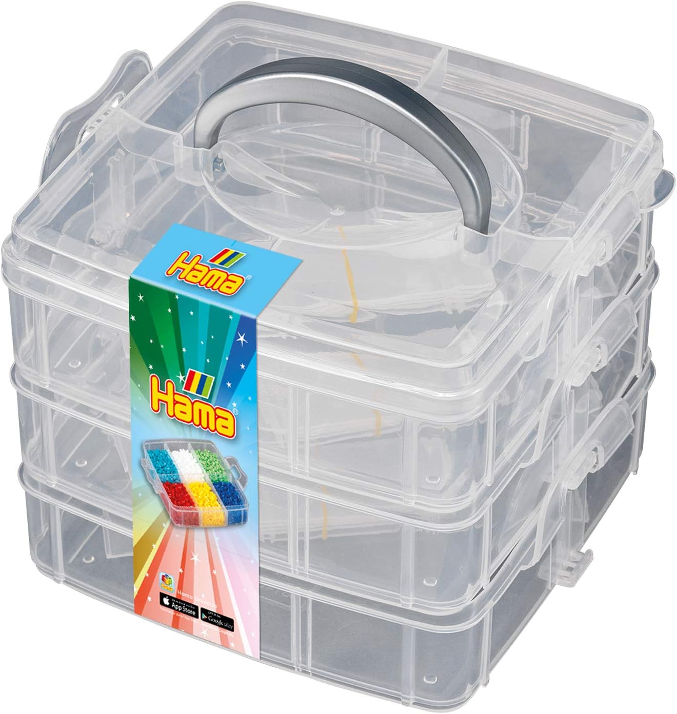 Hama - Caja de almacenamiento pequeña: Amazon.es: Juguetes y juegos