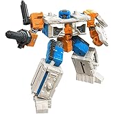 Transformers Toys Generations War for Cybertron: Earthrise Deluxe WFC-E18 Airwave Modulator Figure - Kids Ages 8 and Up, 5.5-inch