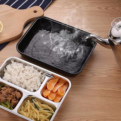 WAWZJ-Caja Bento Fiambreras bento de Acero Inoxidable de La ...