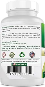 Best Naturals Alpha Lipoic Acid 300 mg 120 Softgels - GMP USA view 3