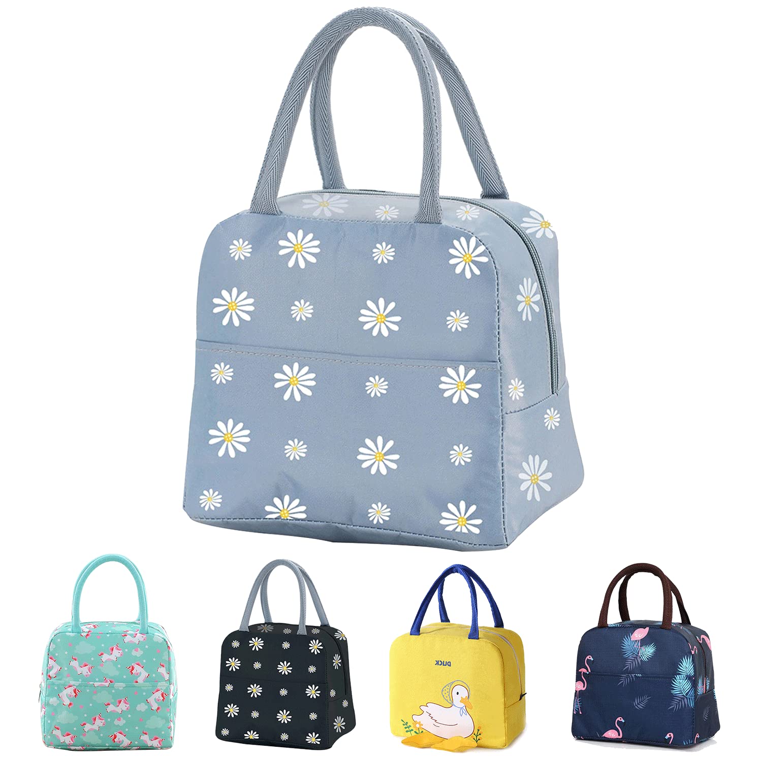 YumSur Lunch Bag Insulated Tote Bag Lunch Box Resuable Cooler Bag Lunch Container Waterproof Lunch Holder for Women,Men,Student and Kid