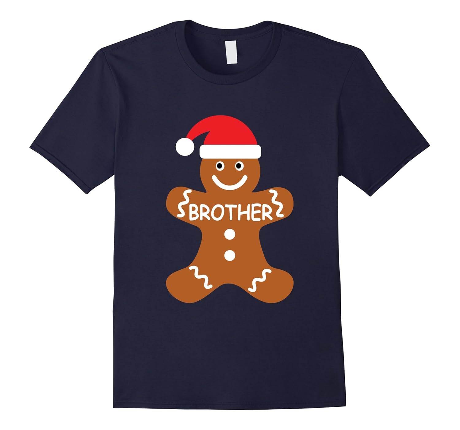 Brother Cookie Santa Matching Christmas T Shirt for Family-ANZ