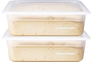 Brod & Taylor Proofing Container (2 Pack) With 6L Capacity, Fits Up to 3000 Grams of Dough – Dough Rising Box for Bread, Sour