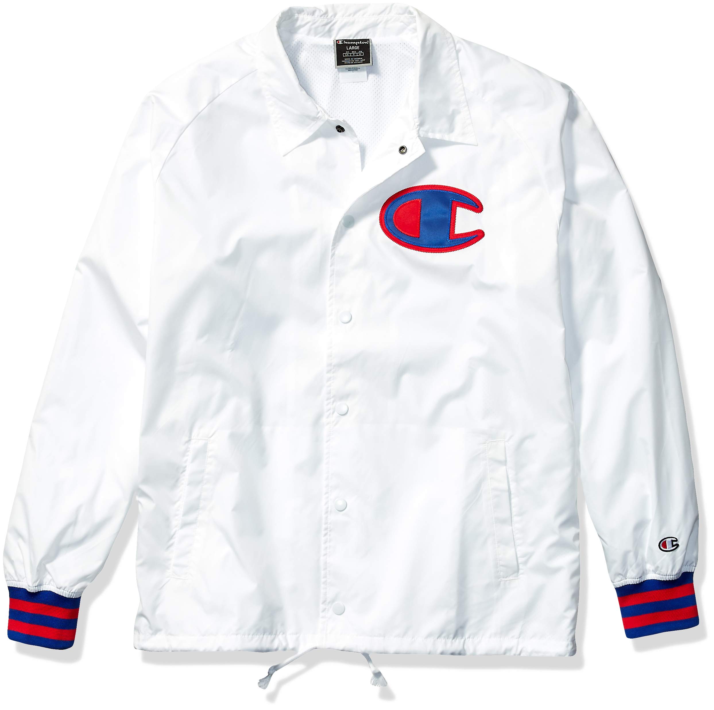 champion satin coaches jacket