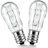 2 Pack E12 Dryer Drum Light Bulb Replacement WE05X20431, 10W, 120V | Compatible with Hotpoint &amp; GE Dryer Light Bulb WE4M305, WE04M0305, WE04X718, WE4X718, WE04X0718 by AMI PARTS