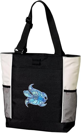 sea turtle beach bag