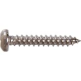 Hillman 8x3/4" Stainless Steel Sheet Metal Screws - 100 Pack Pan Head Square Drive