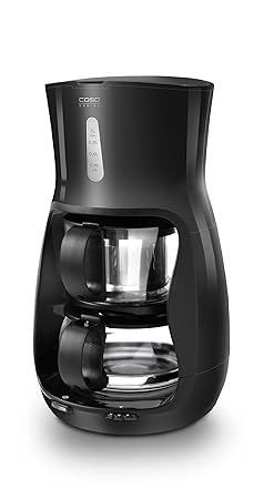 Caso 1810 TeeGourmet/Echter Teegenuss - automatisch aromatisch/Teekanne aus Glas für 1 Liter Tee/Teefilter aus Edelstahl