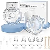Electric Breast Pump with Models MY-376, Wearable Breast Pump Hands Free for Travel & Home, 4 Modes 9 Levels, 135° Flange, Quiet 40dB, BPA-Free, Easy to Clean & Gift for New Moms, Black