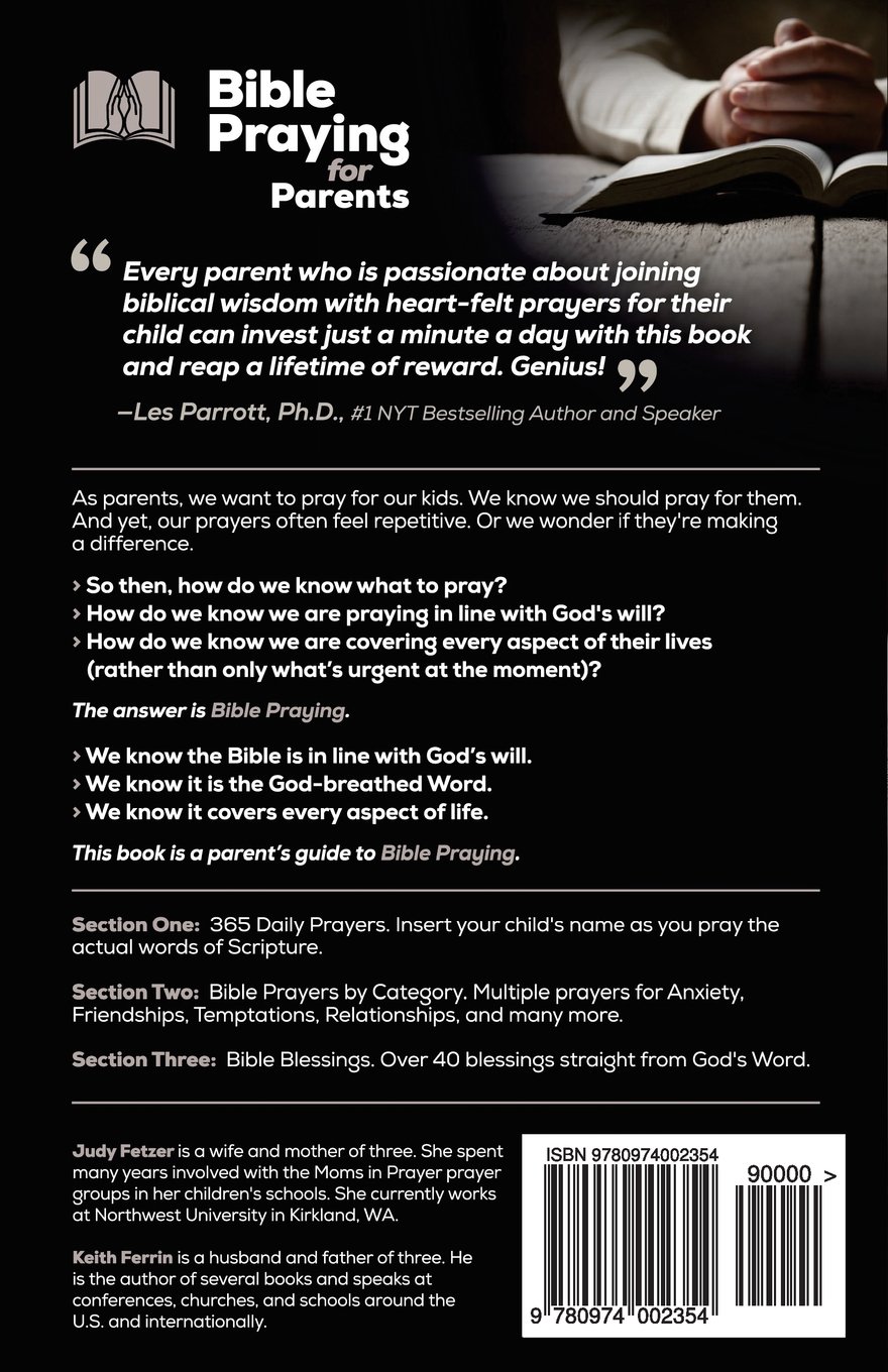 Bible Praying For Parents Keith Ferrin Judy Fetzer - 