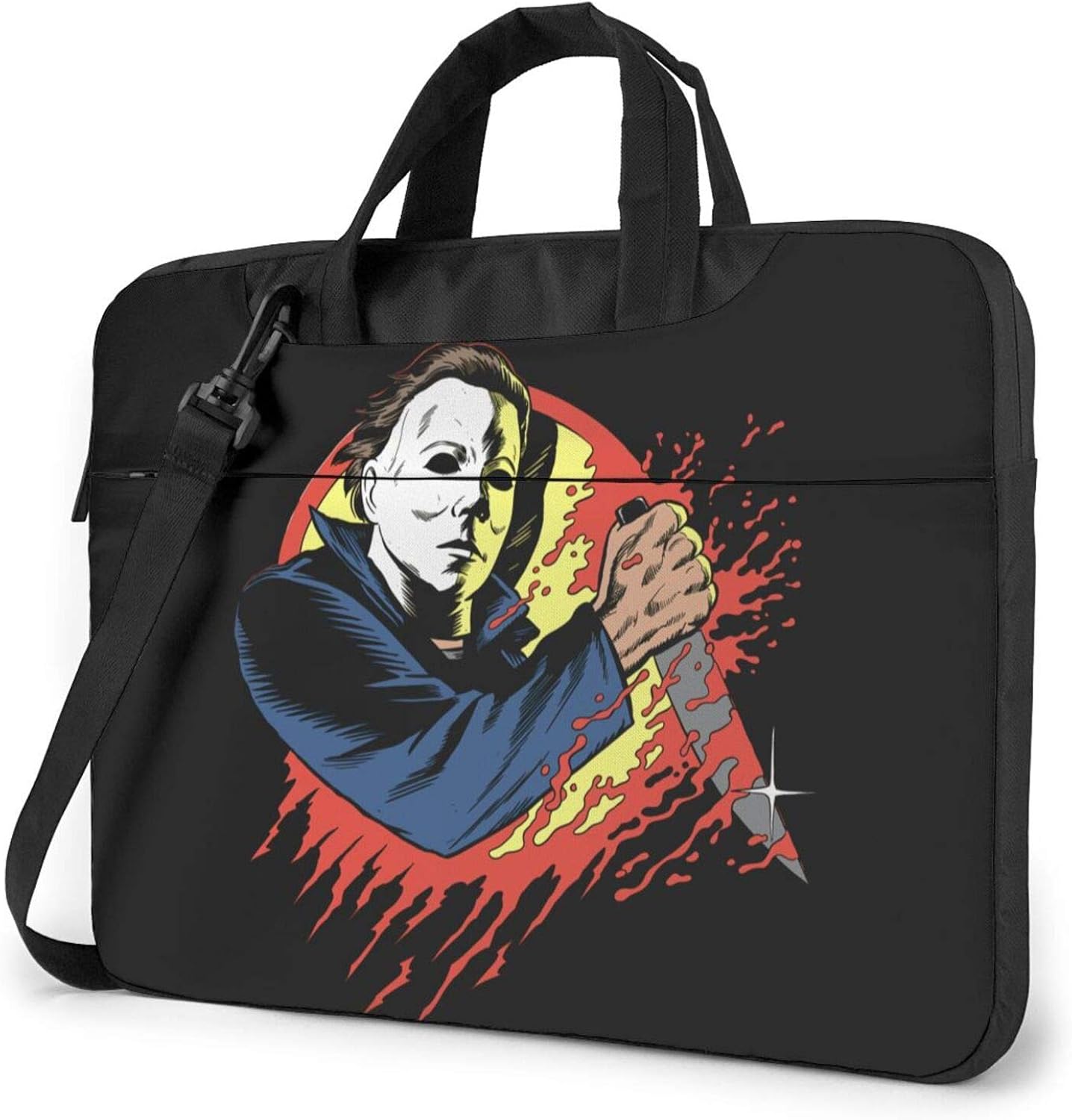 Michael Myers Laptop Bag Tablet Portable Briefcase Protective Case Cover Messenger