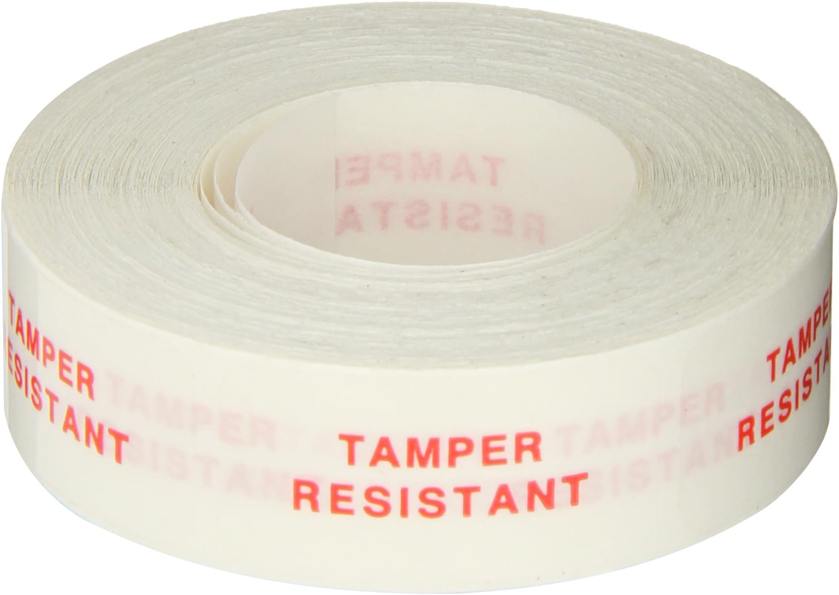 Roll Products 113-0001 Transparent Secure Lock Label, Legend "Tamper Resistant", 1-1/4" Length x 5/8" Width (Roll of 500)