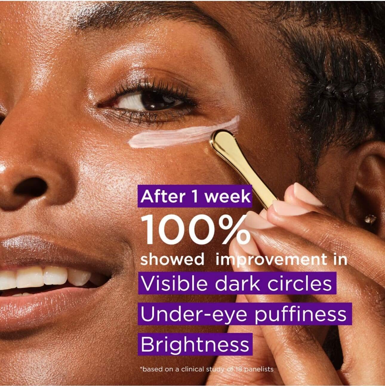 TATCHA The Brightening Eye Cream | Brightening & Dark Circle Reduction with Vitamin C for Bight, Firm Undereyes, 15 ml / 0.5 fl. oz.