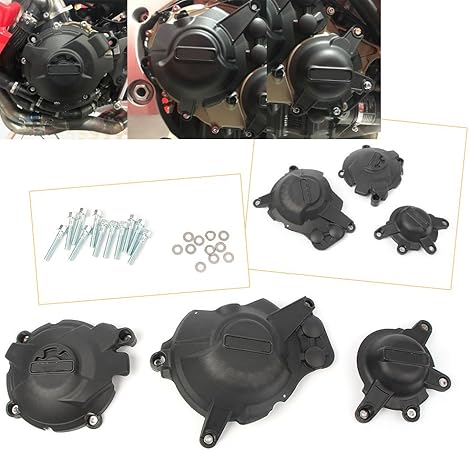 Amazon Gzyf バイク用 エンジンカバーセット ジェネレーターカバー クラッチカバー パルスカバー エンジンプロテクター 保護 対応車種 ホンダ Honda Cbr1000rr 17 18 エンジンカバー 車 バイク