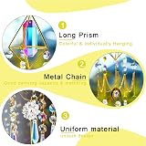 H&D Crystal Prisms Suncatcher 24.2in Window Hanging Pendant Decor view 5