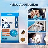 MQ Motion Sickness Patch 30 Count Box Brand MQ Travel Patch Behind Ear view 4