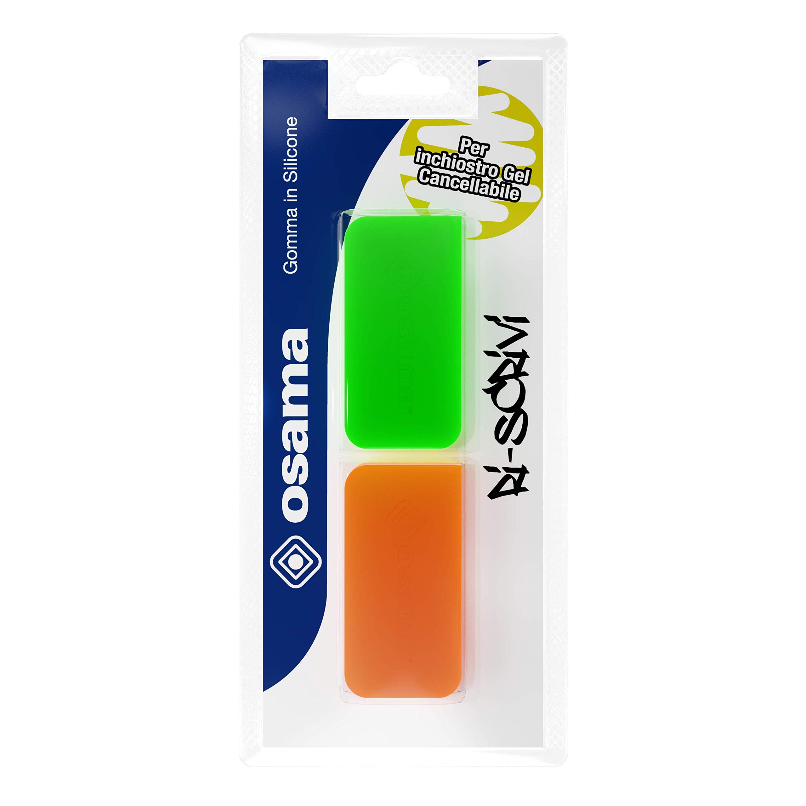 Osama, Rewrite - Coloured Silicone Erasers, Valid for Erasable Gel Pens, Eraser for Children and Adults for Erasable Gel Pens, Stationery, School and Office Stationery