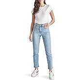 DKNY Womens Slim Straight Crop Jeans