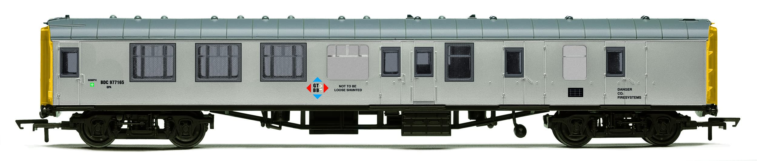 Hornby Coach Car - R40213 Balfour Beatty, Mk1 BSK, Staff Coach, BDC 977165 - Era 9 Train Toy, 00 Gauge Carriage for Train Set, Rolling Stock Models for Adults - 1:76 Scale Model Gift