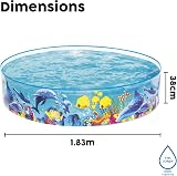 Bestway 72 x 15 Inch Fill N Fun Pool view 7