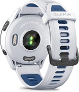 Garmin Forerunner 265 Music GPS Running Smartwatch 46mm AMOLED Whitestone view 3