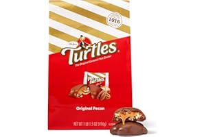 DeMet's Turtles Milk Chocolate Caramel Nut Cluster (17.5 Ounce, 1 Bag) | Original Pecan | Perfect Grab-N-Go Snack or Sit & Savor | Gooey, Nutty Chocolate in Distinctive Cluster Shapes